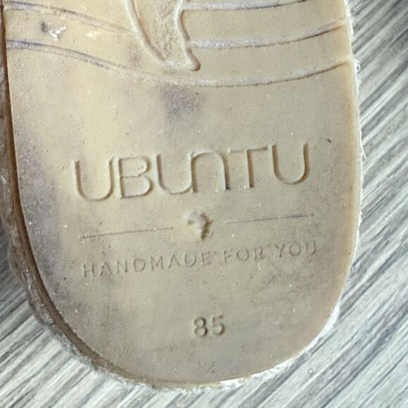 Ubuntu Life Shoes Women 8W Yellow Tropical Espadrille Flat Slip On Canvas - Picture 14 of 14